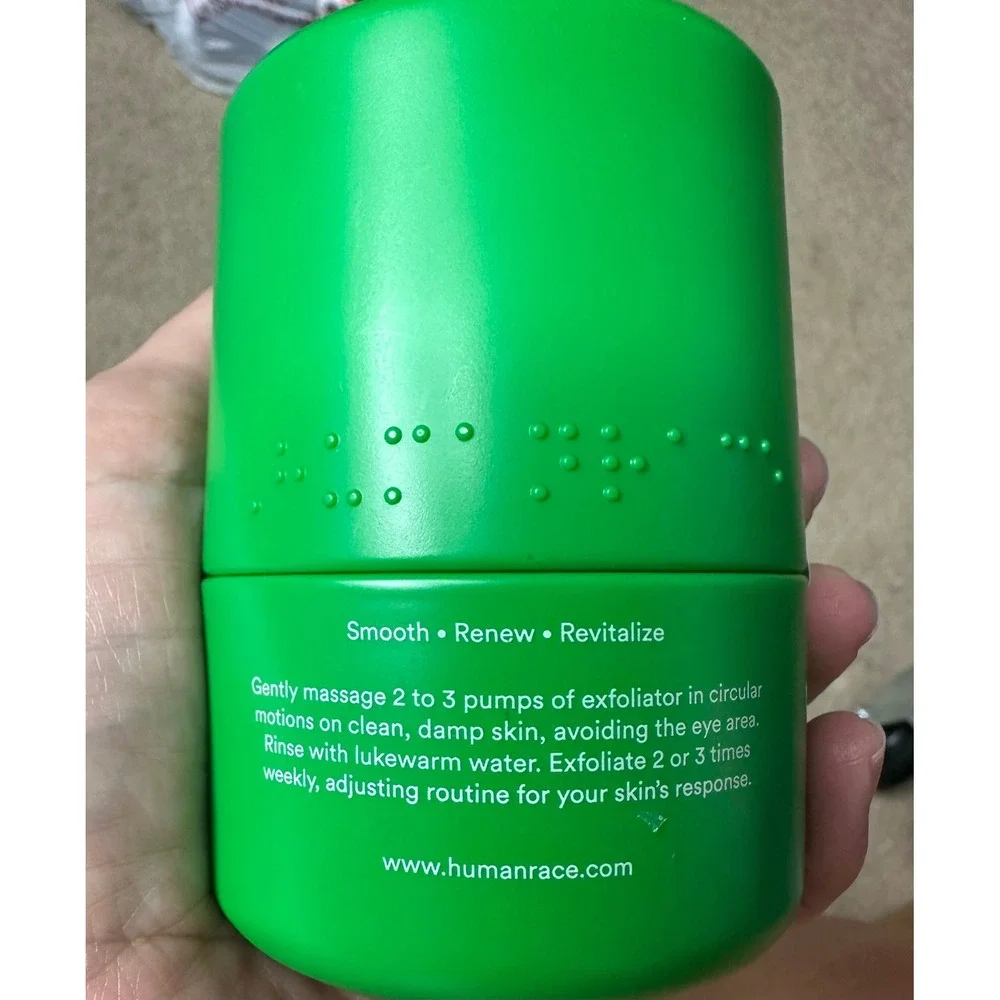 Humanrace Lotus Enzyme Exfoliator Unisex 2.4oz Green Excellent‎ Glycolic AHA